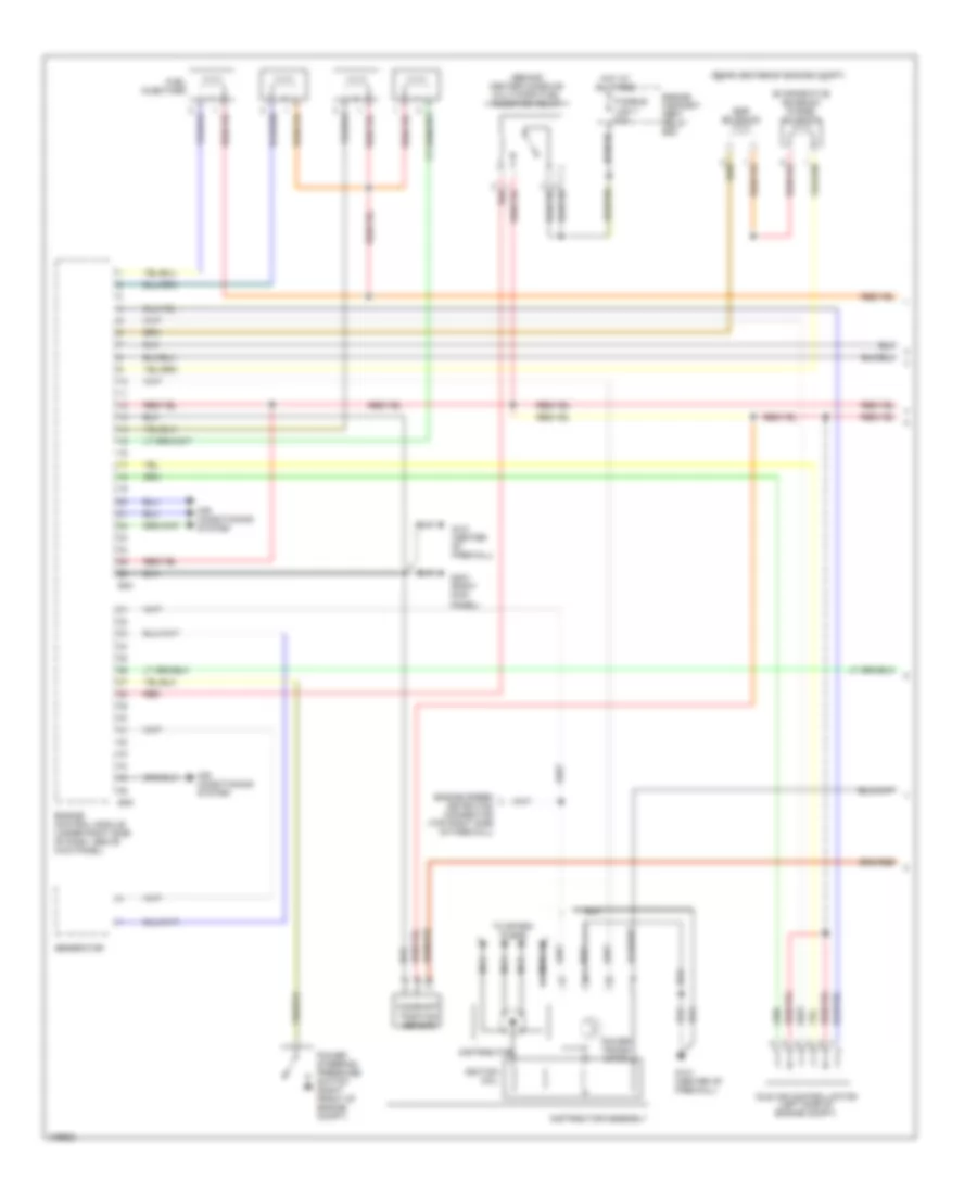 1 5L Engine Performance Wiring Diagrams 1 of 3 for Mitsubishi Mirage DE 1998