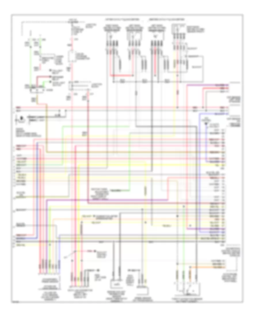 3 0L DOHC Non Turbo Engine Performance Wiring Diagrams 3 of 3 for Mitsubishi 3000GT VR 4 1997 3000