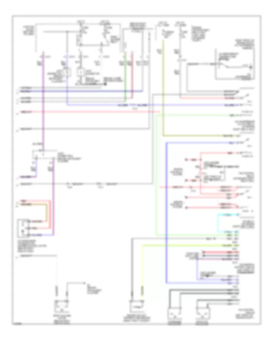 Manual AC Wiring Diagram (2 of 2) for Mitsubishi Endeavor SE 2011