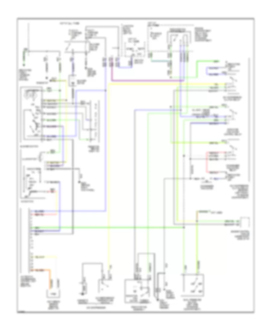 1 5L A C Wiring Diagram for Mitsubishi Mirage S 1994