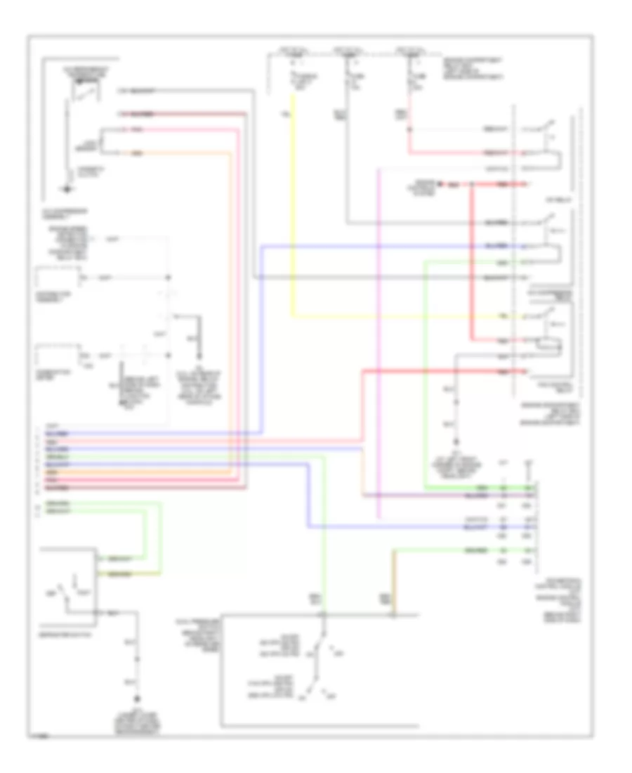 3 0L Manual A C Wiring Diagram 2 of 2 for Mitsubishi Eclipse GTS 2003