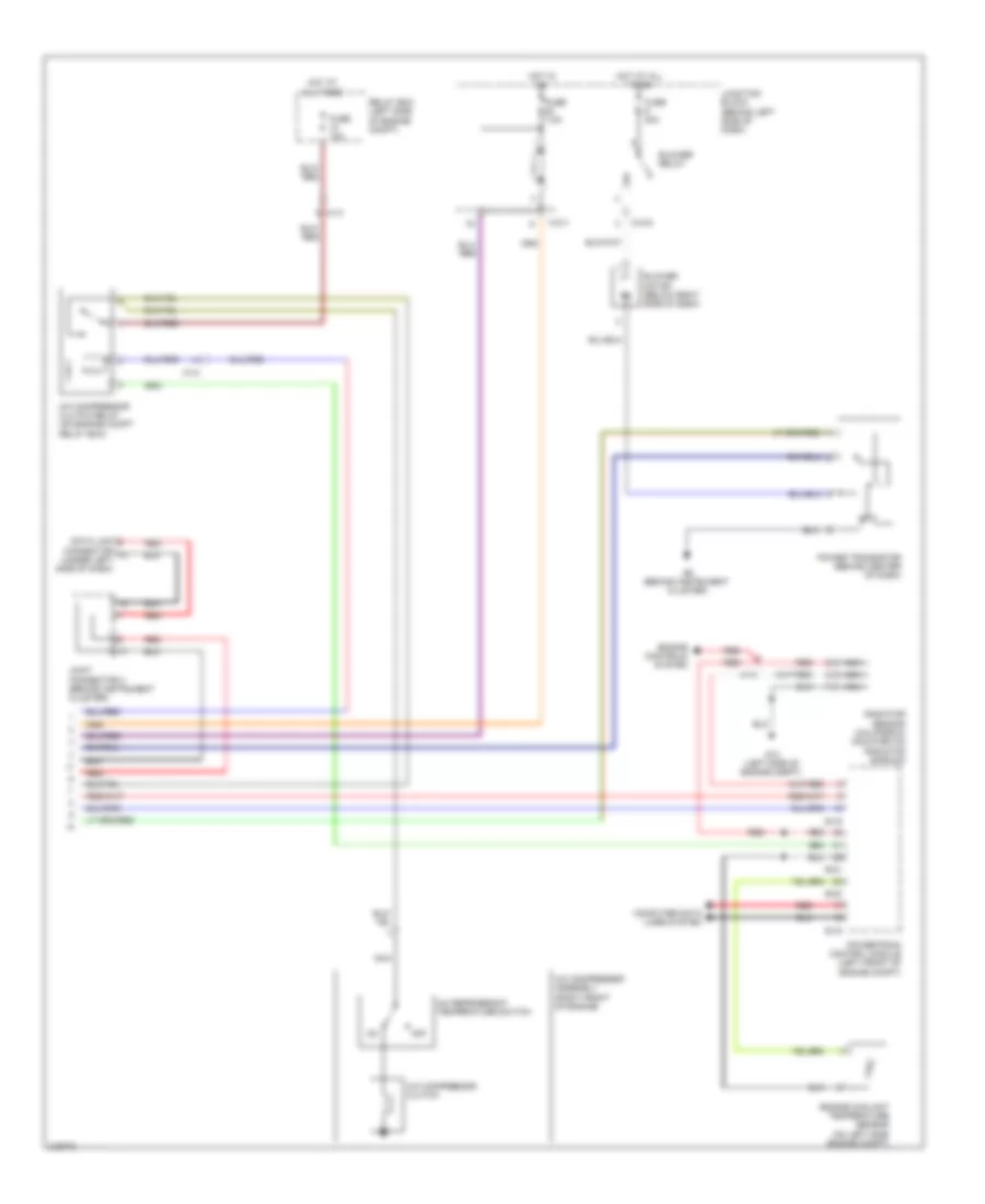 Automatic AC Wiring Diagram (2 of 2) for Mitsubishi Galant ES 2011