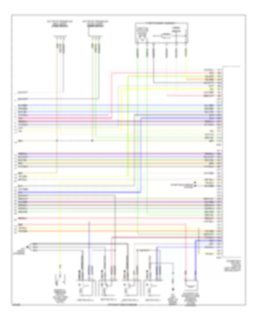 2.4L, Engine Performance Wiring Diagram (5 of 5) for Mitsubishi Galant ES 2011