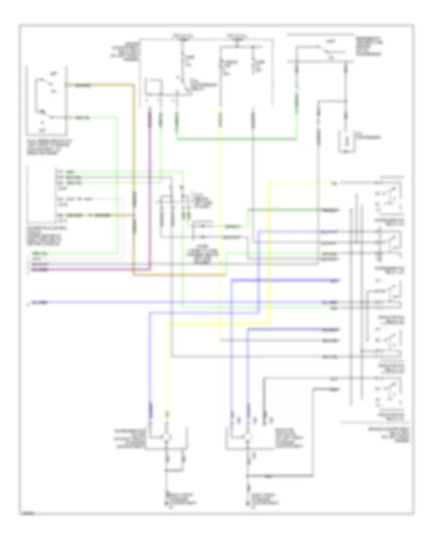 Automatic A C Wiring Diagram 2 of 2 for Mitsubishi Diamante LS 2002