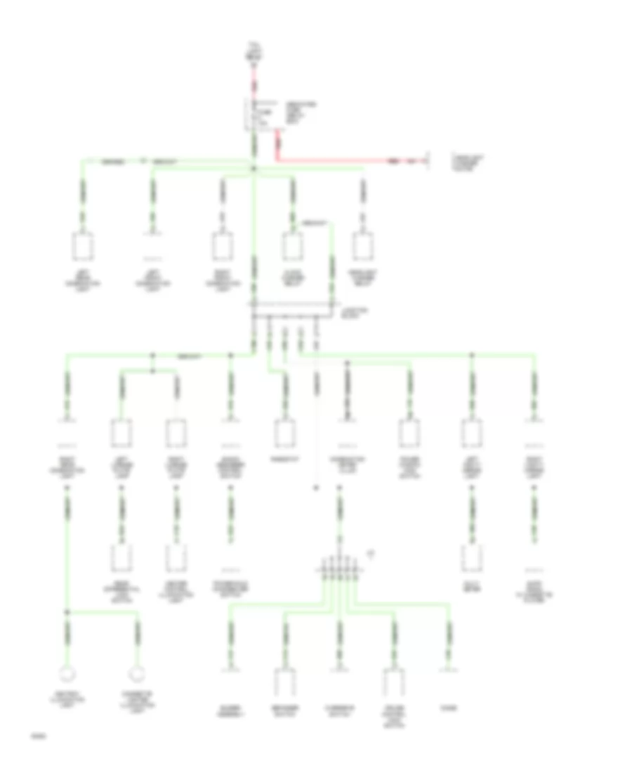 Power Distribution Wiring Diagram 6 of 6 for Mitsubishi Montero LS 1994