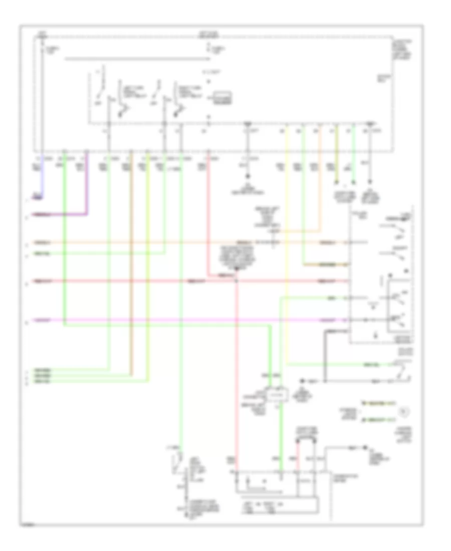 Exterior Lamps Wiring Diagram (2 of 2) for Mitsubishi Eclipse GS 2007
