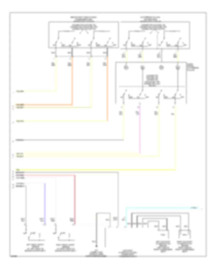 Supplemental Restraints Wiring Diagram (2 of 3) for Mitsubishi Eclipse GS 2007