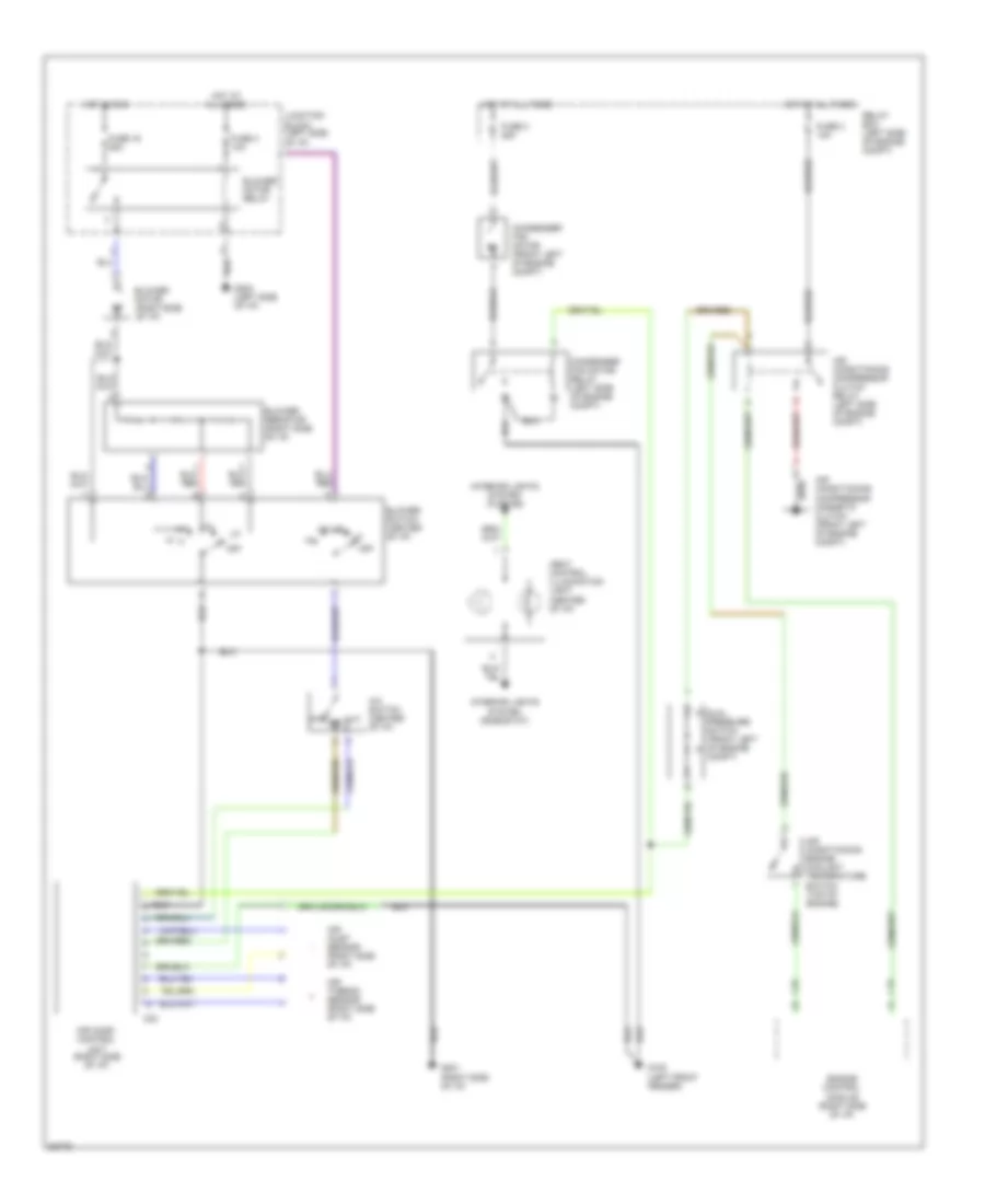 Air Conditioning Wiring Diagrams for Mitsubishi Montero SR 1994