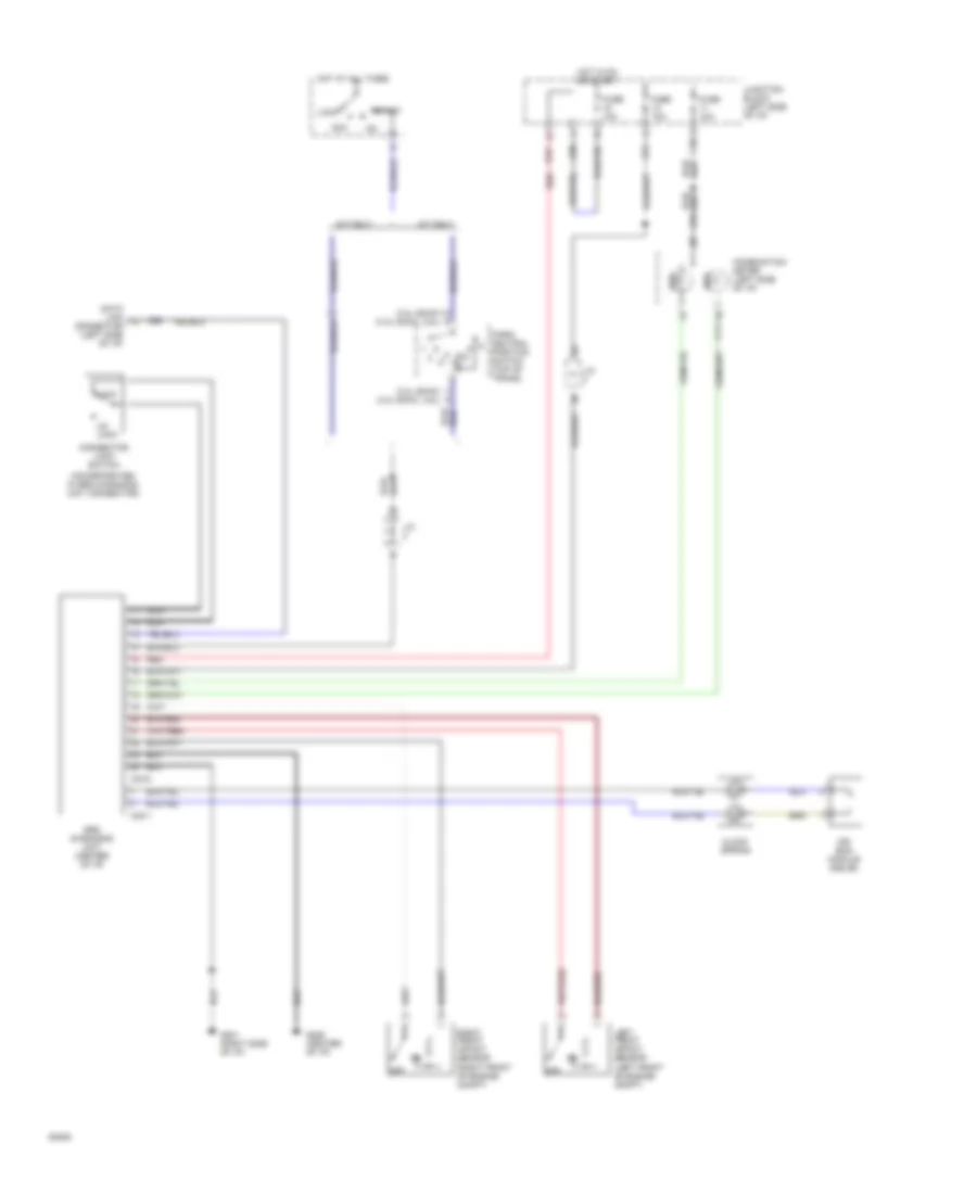 Supplemental Restraint Wiring Diagram for Mitsubishi Montero SR 1994