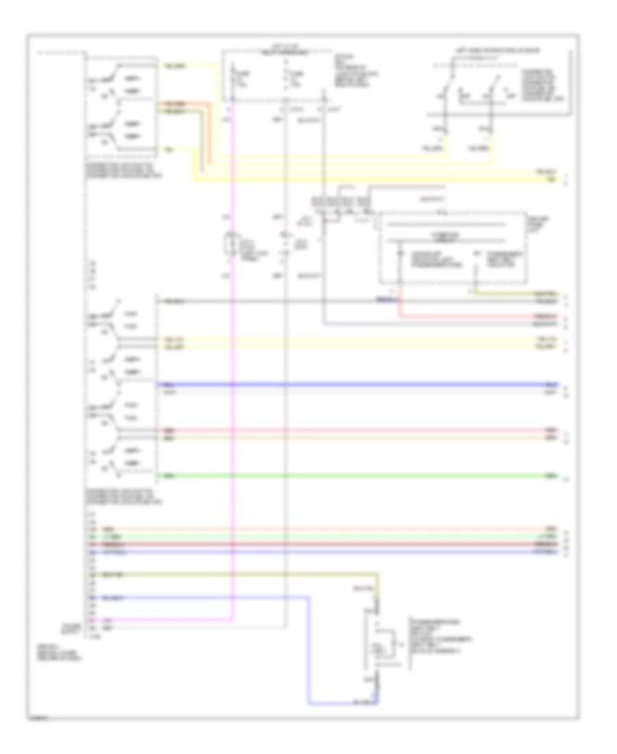 Supplemental Restraints Wiring Diagram Evolution 1 of 4 for Mitsubishi Lancer DE 2011