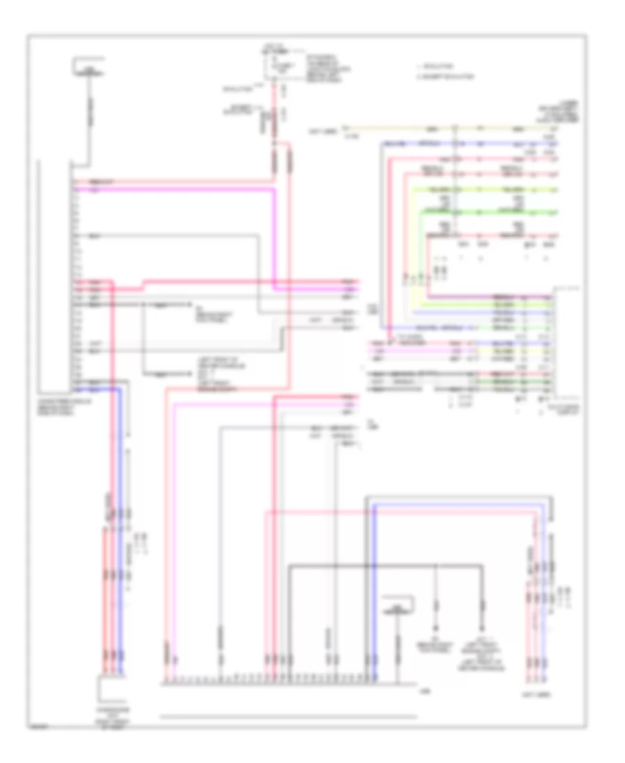 Hands Free Module Wiring Diagram with Multi Communication System for Mitsubishi Lancer DE 2011