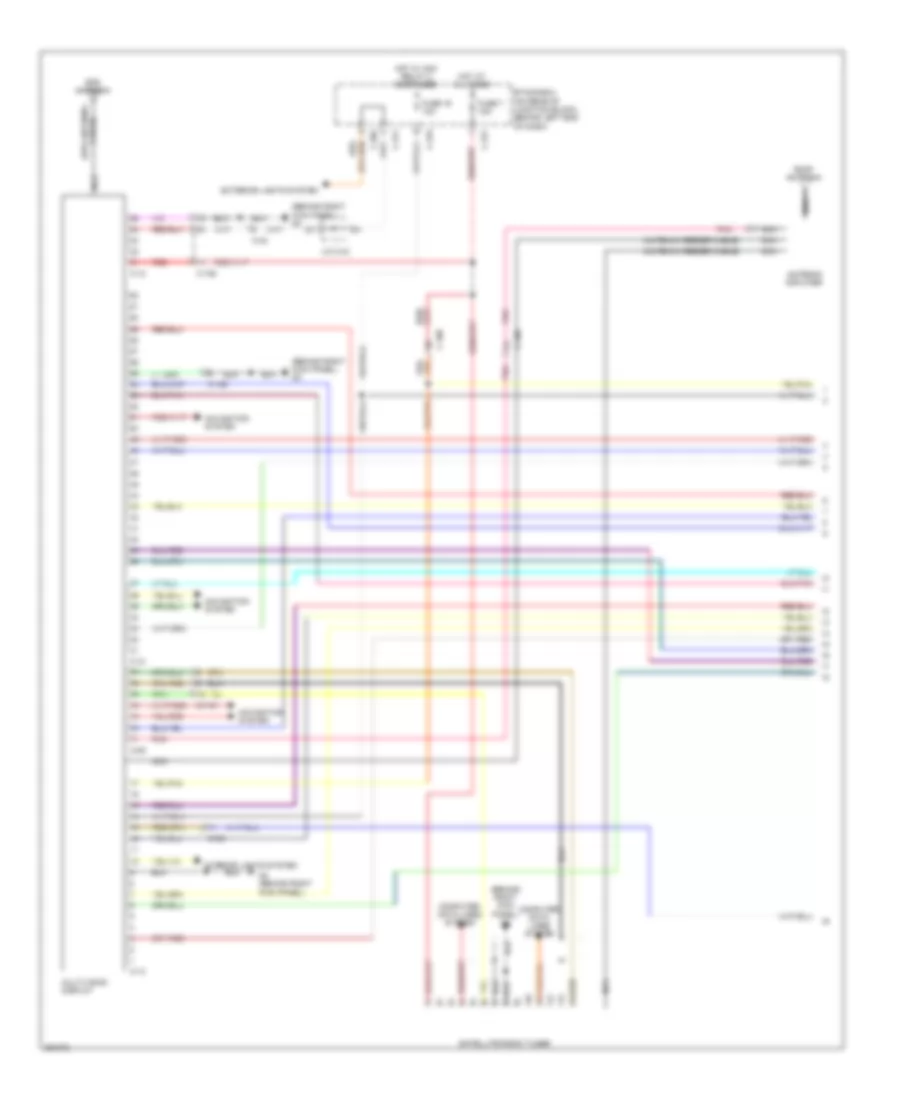 Navigation Wiring Diagram, Evolution (1 of 3) for Mitsubishi Lancer DE 2011