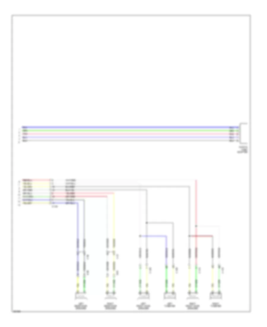 Navigation Wiring Diagram, Except Evolution without Amplifier (3 of 3) for Mitsubishi Lancer DE 2011