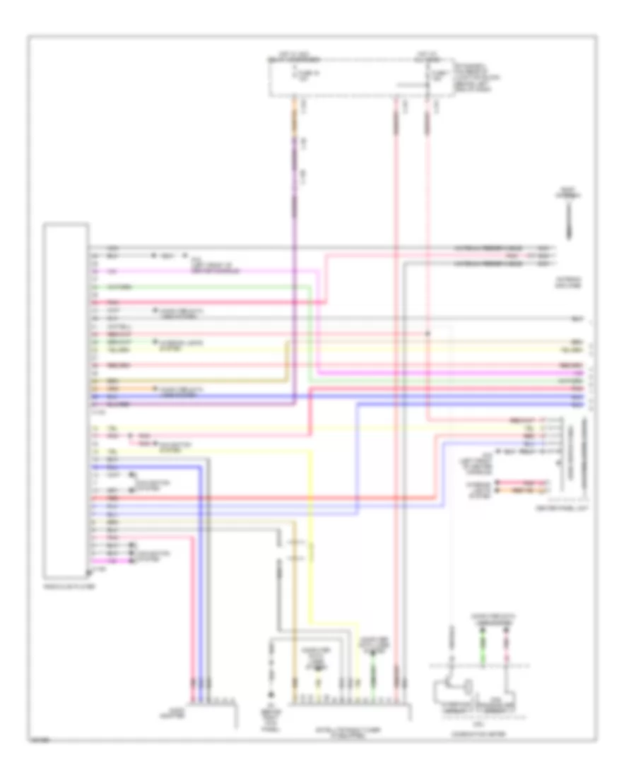 Radio Wiring Diagram Except Evolution without Multi Communication System with Amplifier 1 of 2 for Mitsubishi Lancer DE 2011