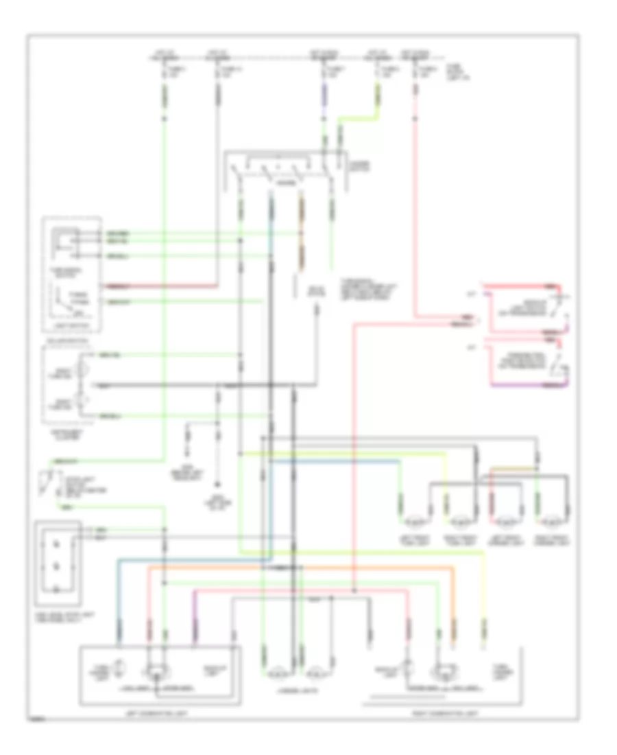 Exterior Light Wiring Diagram for Mitsubishi Pickup Mighty Max 1994