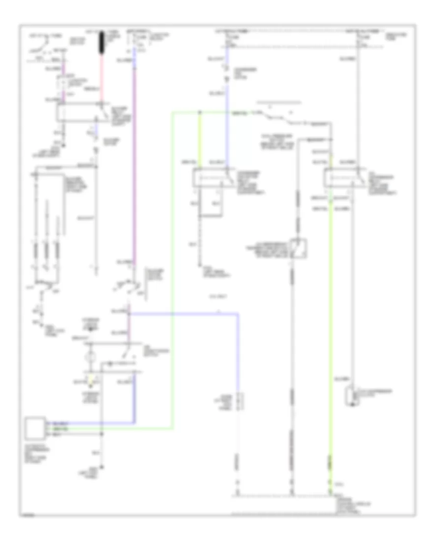 A C Wiring Diagram for Mitsubishi Montero Sport ES 1998