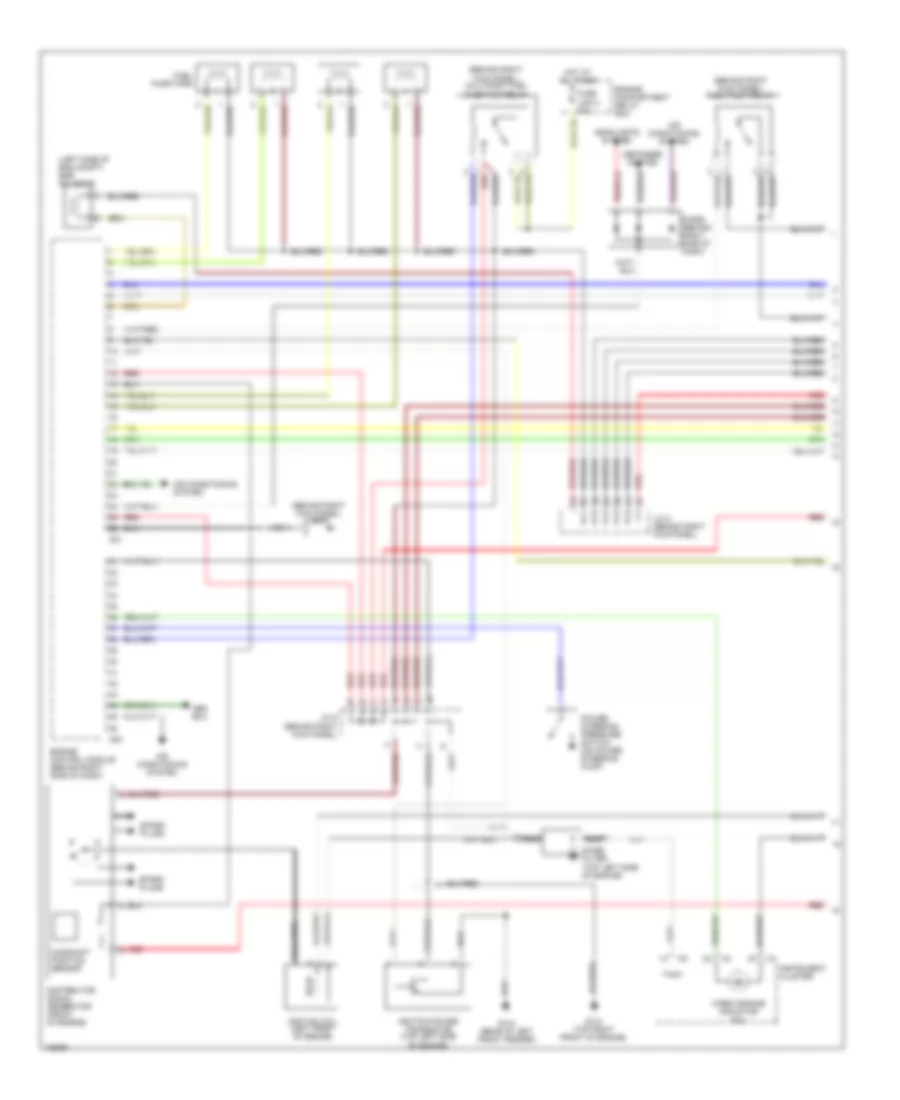 2 4L Engine Performance Wiring Diagrams Federal 1 of 3 for Mitsubishi Montero Sport ES 1998