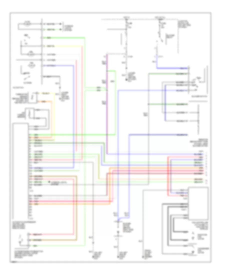 3.0L, Manual AC Wiring Diagram (1 of 2) for Mitsubishi Eclipse GS 2002