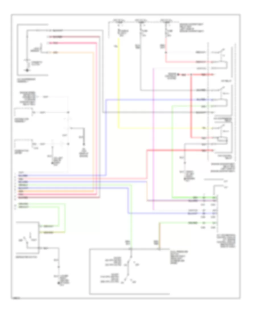 3 0L Manual A C Wiring Diagram 2 of 2 for Mitsubishi Eclipse GS 2002
