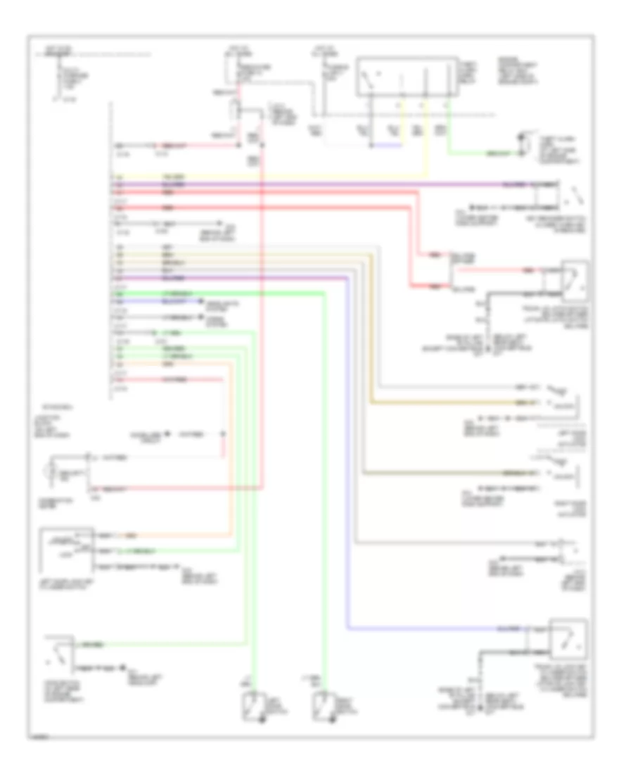 Forced Entry Wiring Diagram for Mitsubishi Eclipse GS 2002