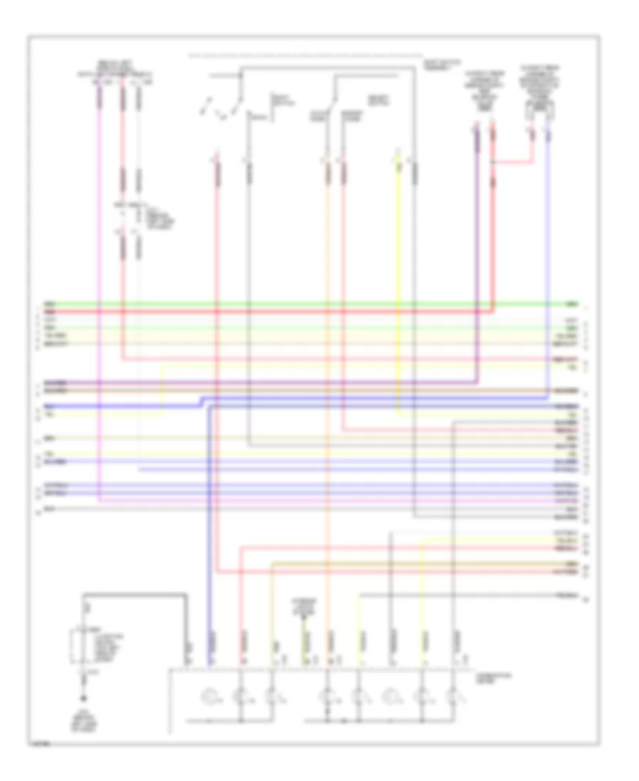 3.0L, Engine Performance Wiring Diagram, with AT (3 of 4) for Mitsubishi Eclipse GS 2002