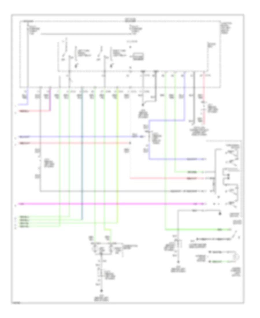 Exterior Lamps Wiring Diagram (2 of 2) for Mitsubishi Eclipse GS 2002