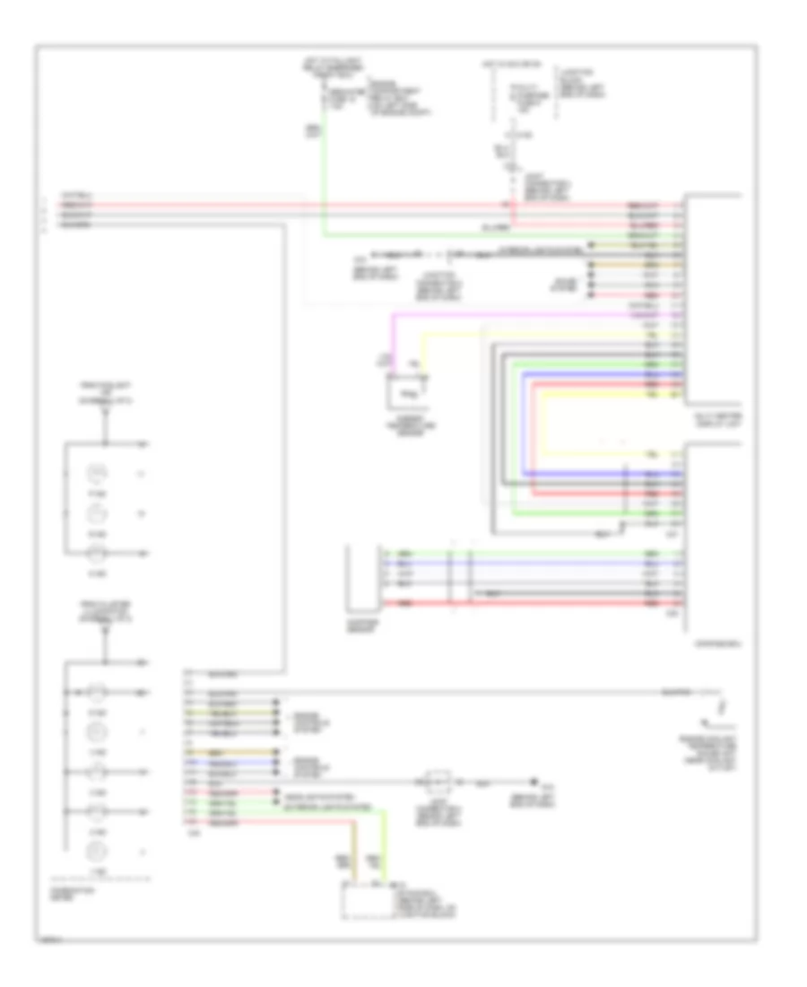 Instrument Cluster Wiring Diagram 2 of 2 for Mitsubishi Eclipse GS 2002