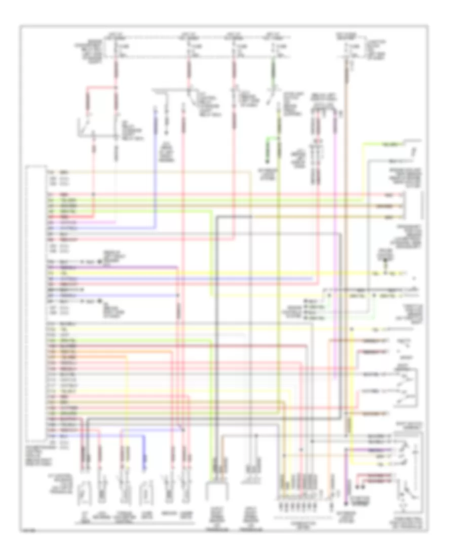 A T Wiring Diagram with Sportronic for Mitsubishi Eclipse GS 2002