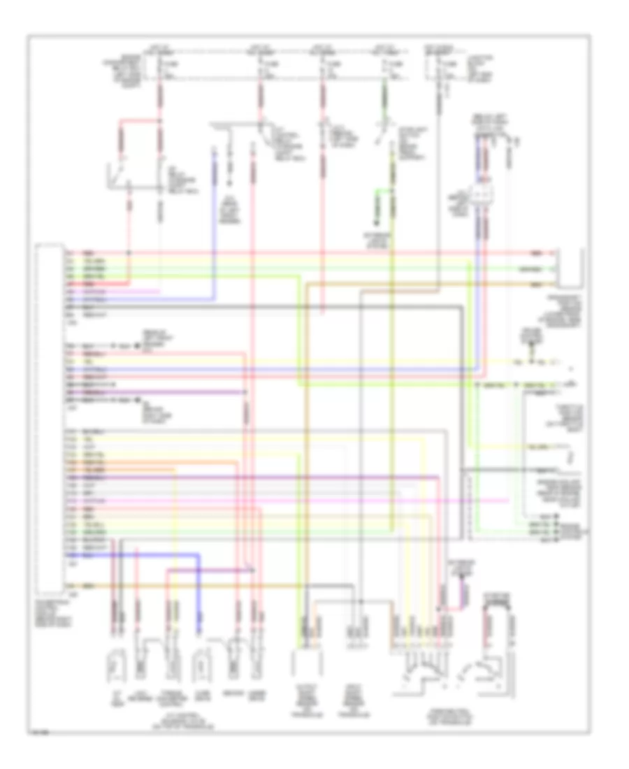 A T Wiring Diagram without Sportronic for Mitsubishi Eclipse GS 2002