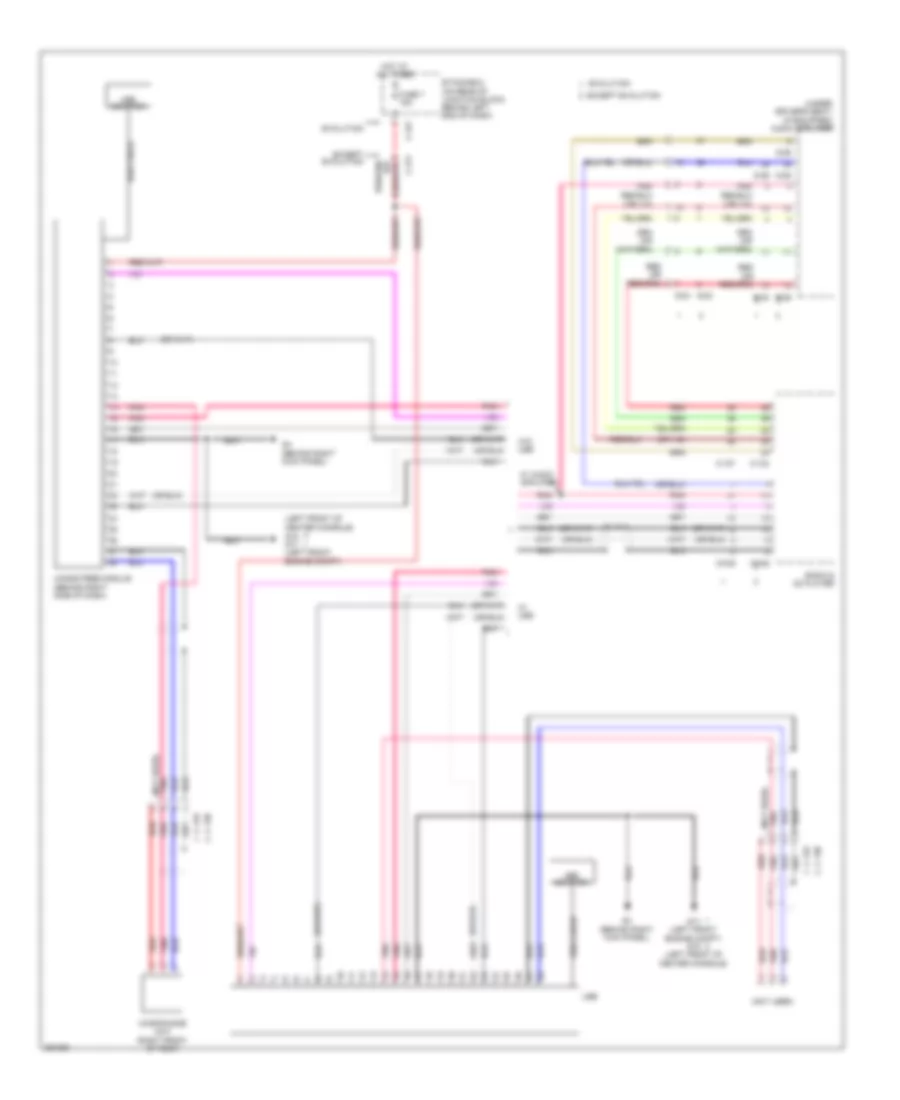 Hands Free Module Wiring Diagram without Multi Communication System for Mitsubishi Lancer ES 2011