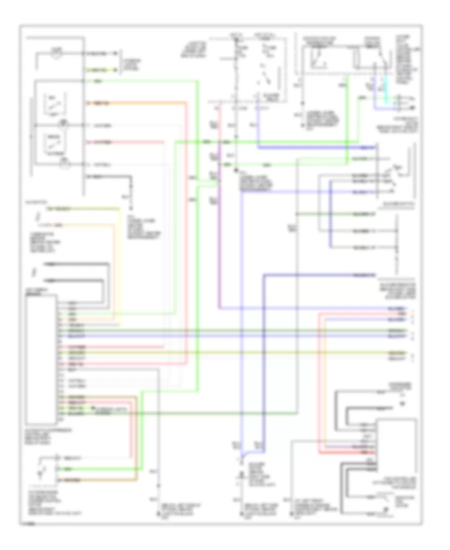 2 4L Manual A C Wiring Diagram 1 of 2 for Mitsubishi Eclipse Spyder GT 2003