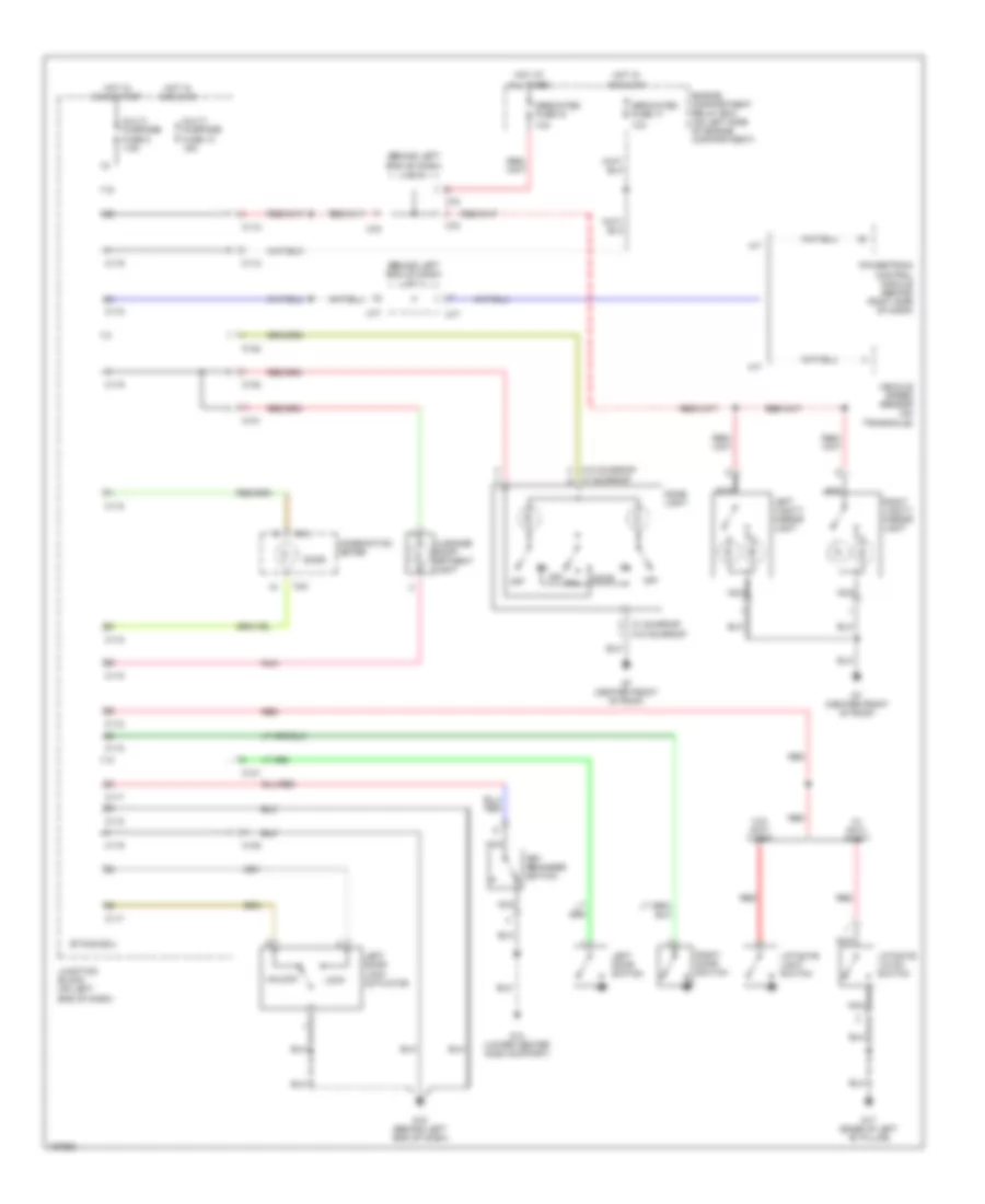 Courtesy Lamps Wiring Diagram, Coupe for Mitsubishi Eclipse GT 2002