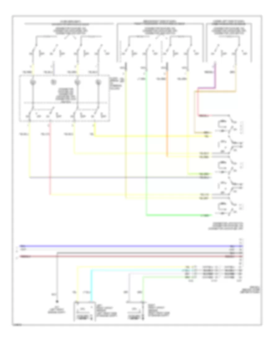 Supplemental Restraints Wiring Diagram, Evolution (4 of 4) for Mitsubishi Lancer Evolution GSR 2011