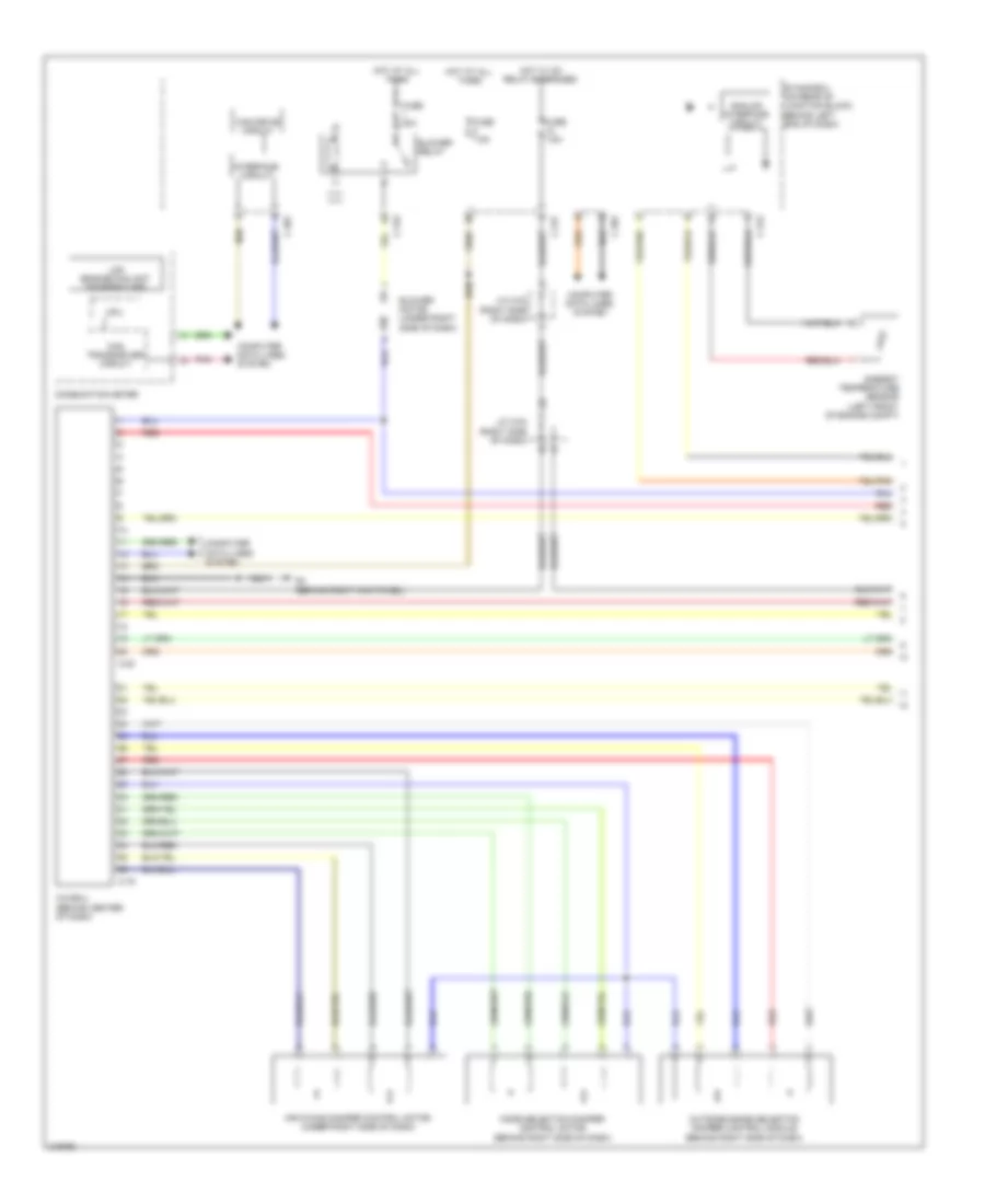 2.4L, Automatic AC Wiring Diagram (1 of 3) for Mitsubishi Lancer Evolution GSR 2011
