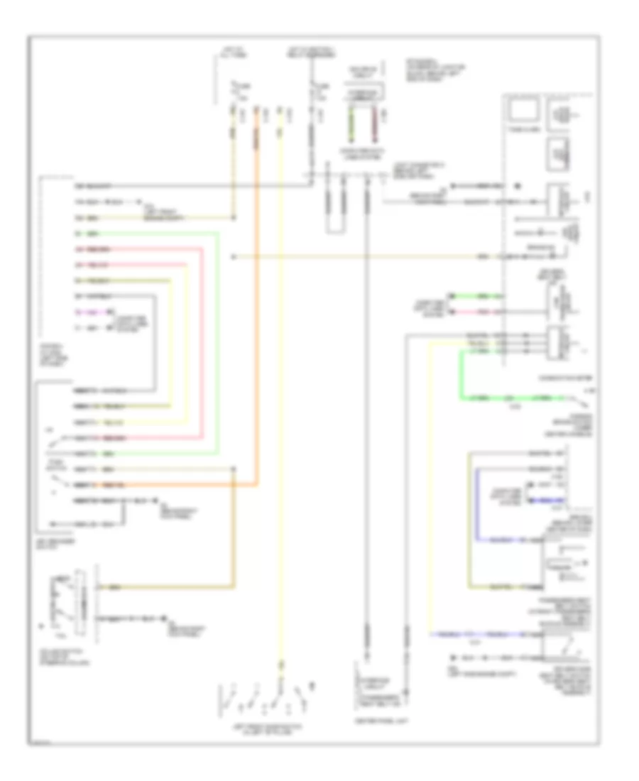 Chime Wiring Diagram Evolution for Mitsubishi Lancer Evolution MR 2011