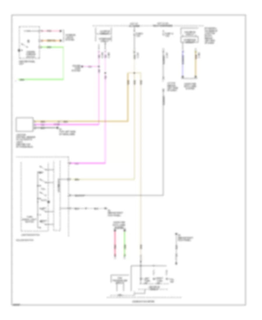 Exterior Lamps Wiring Diagram Hatchback 2 of 2 for Mitsubishi Lancer Evolution MR 2011