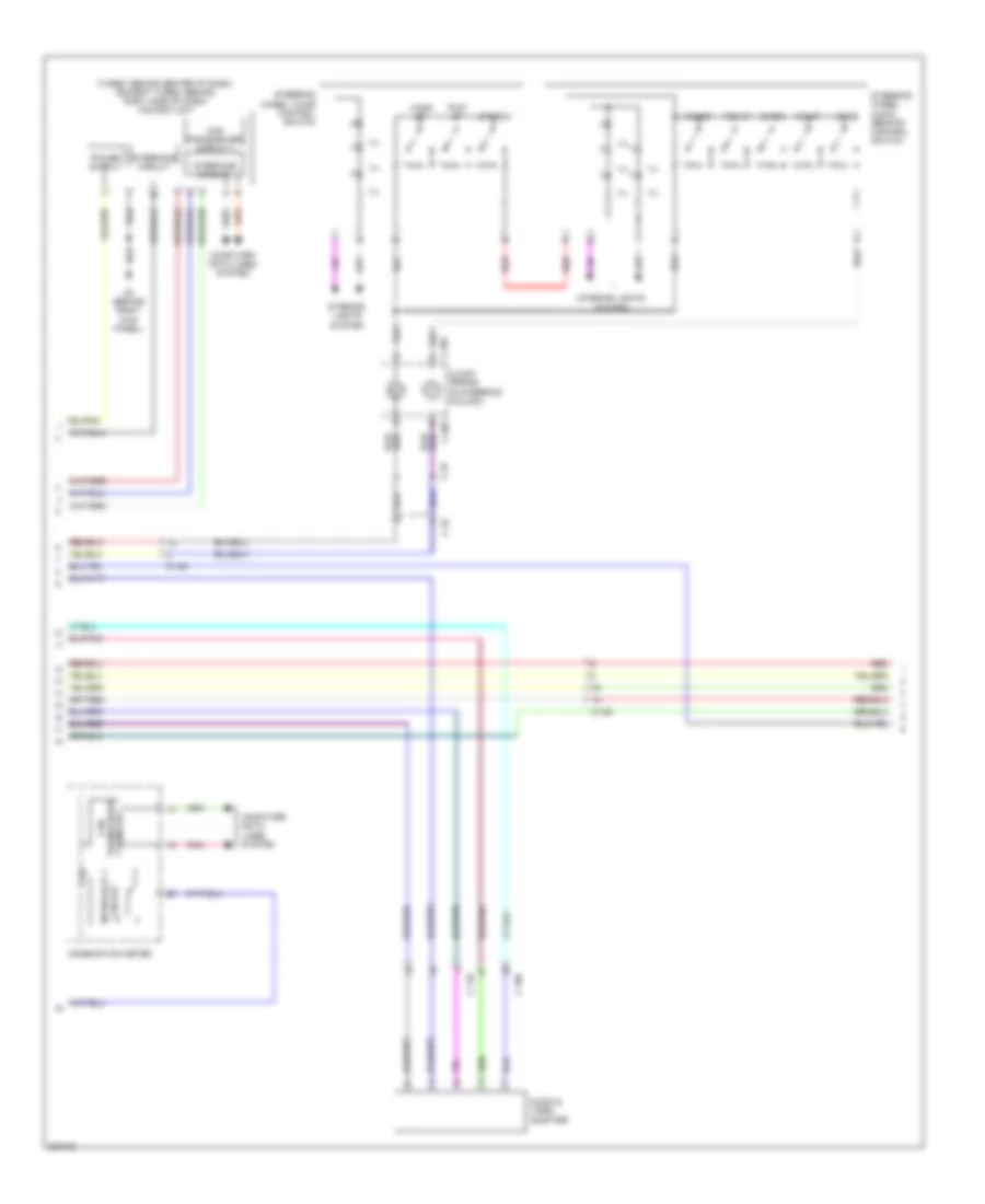 Radio Wiring Diagram, Evolution with Multi-Communication System (2 of 3) for Mitsubishi Lancer Evolution MR 2011