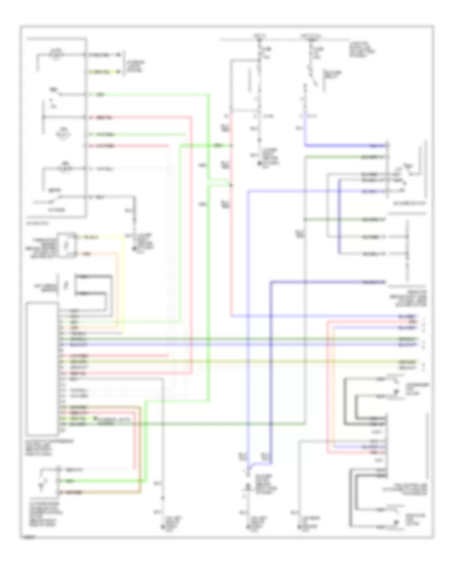 2 4L Manual A C Wiring Diagram 1 of 2 for Mitsubishi Eclipse RS 2002