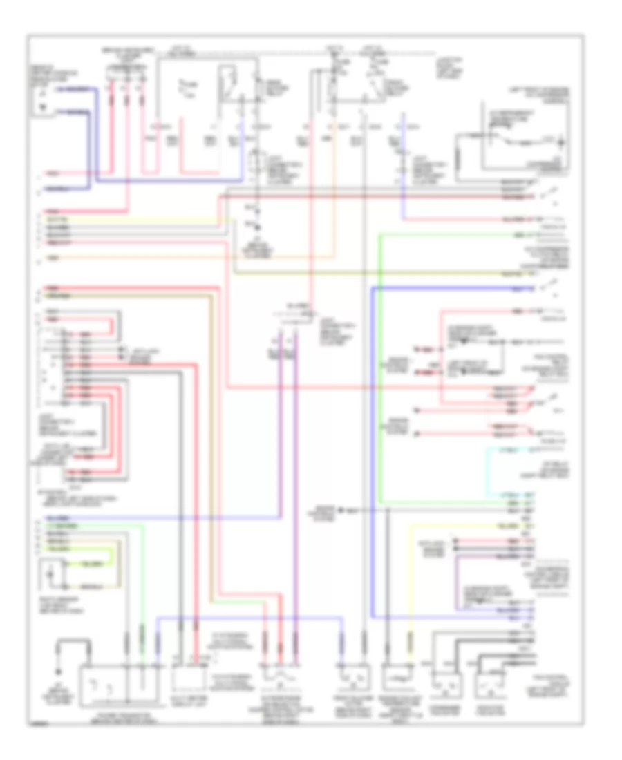 Automatic A C Wiring Diagram 2 of 2 for Mitsubishi Endeavor LS 2007