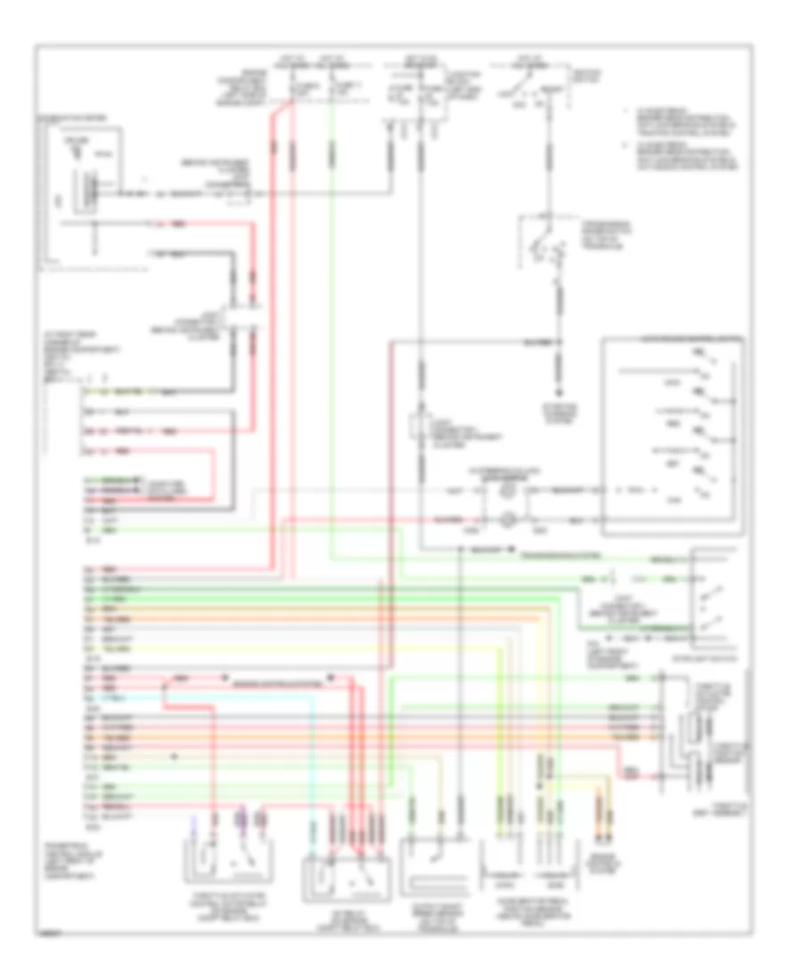 Cruise Control Wiring Diagram for Mitsubishi Endeavor LS 2007