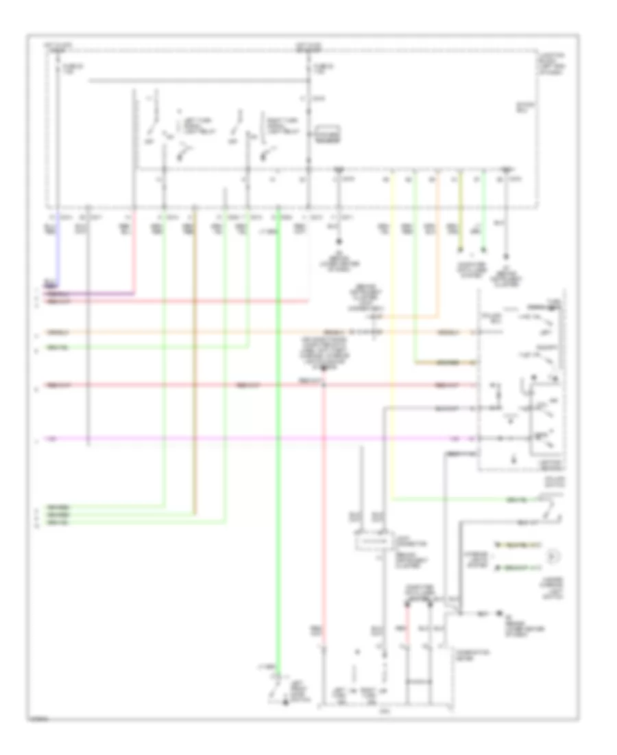 Exterior Lamps Wiring Diagram (2 of 2) for Mitsubishi Endeavor LS 2007