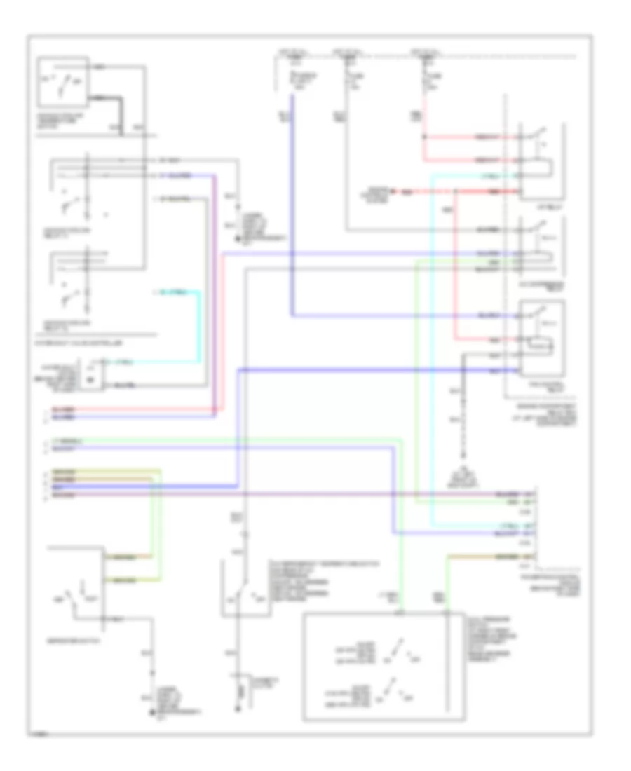 2.4L, Manual AC Wiring Diagram (2 of 2) for Mitsubishi Galant DE 2003