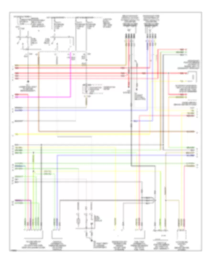 2.4L, Engine Performance Wiring Diagram (2 of 3) for Mitsubishi Galant DE 2003