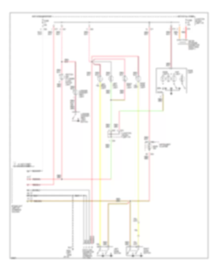Courtesy Lamps Wiring Diagram Convertible for Mitsubishi 3000GT Spyder SL 1995 3000