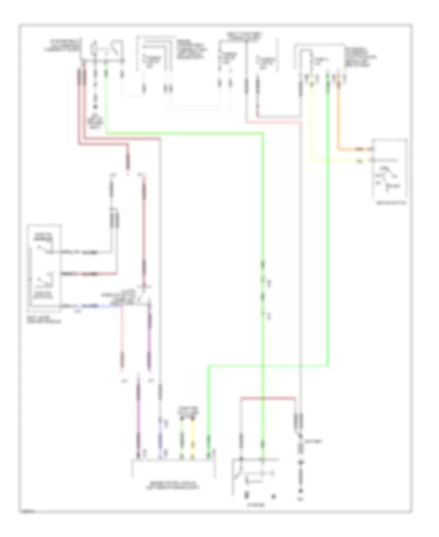 Starting Wiring Diagram Evolution for Mitsubishi Lancer GTS 2011