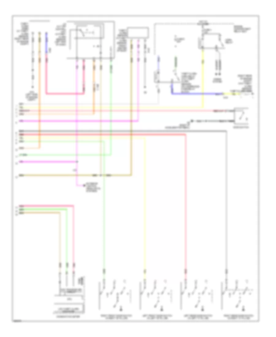 Forced Entry Wiring Diagram Evolution 2 of 2 for Mitsubishi Lancer GTS 2011