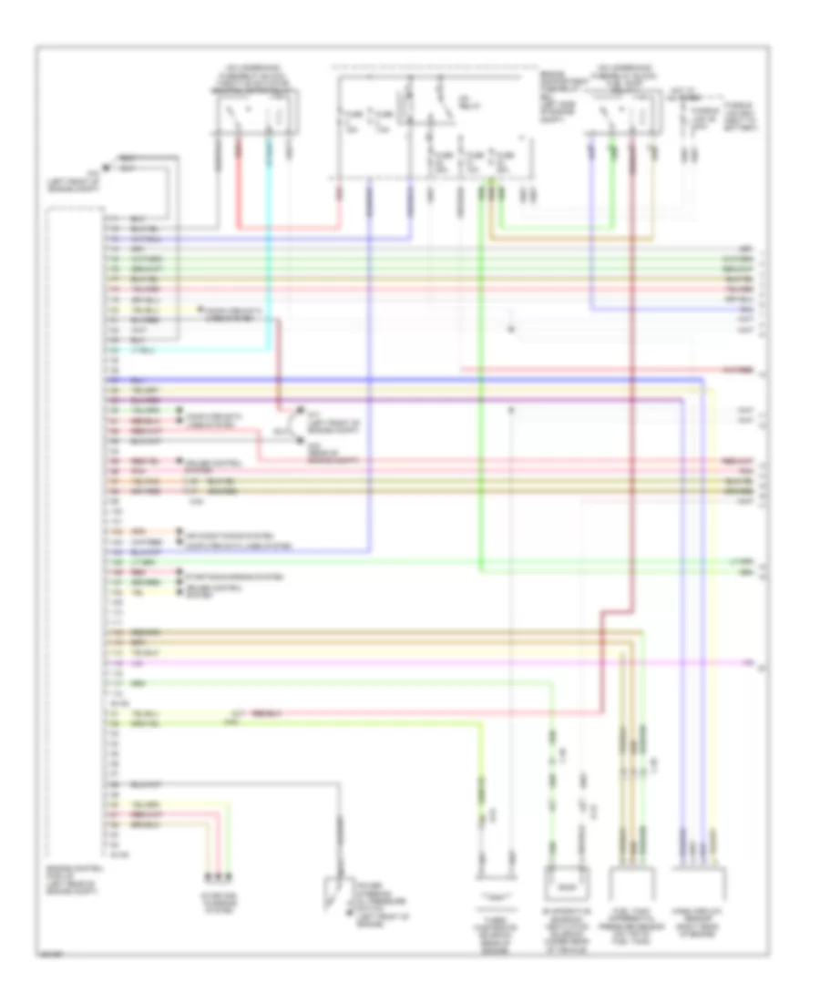 2 0L Turbo Engine Performance Wiring Diagram Except Evolution 1 of 4 for Mitsubishi Lancer GTS 2011