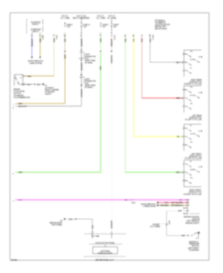 Instrument Cluster Wiring Diagram Except Evolution 2 of 2 for Mitsubishi Lancer GTS 2011