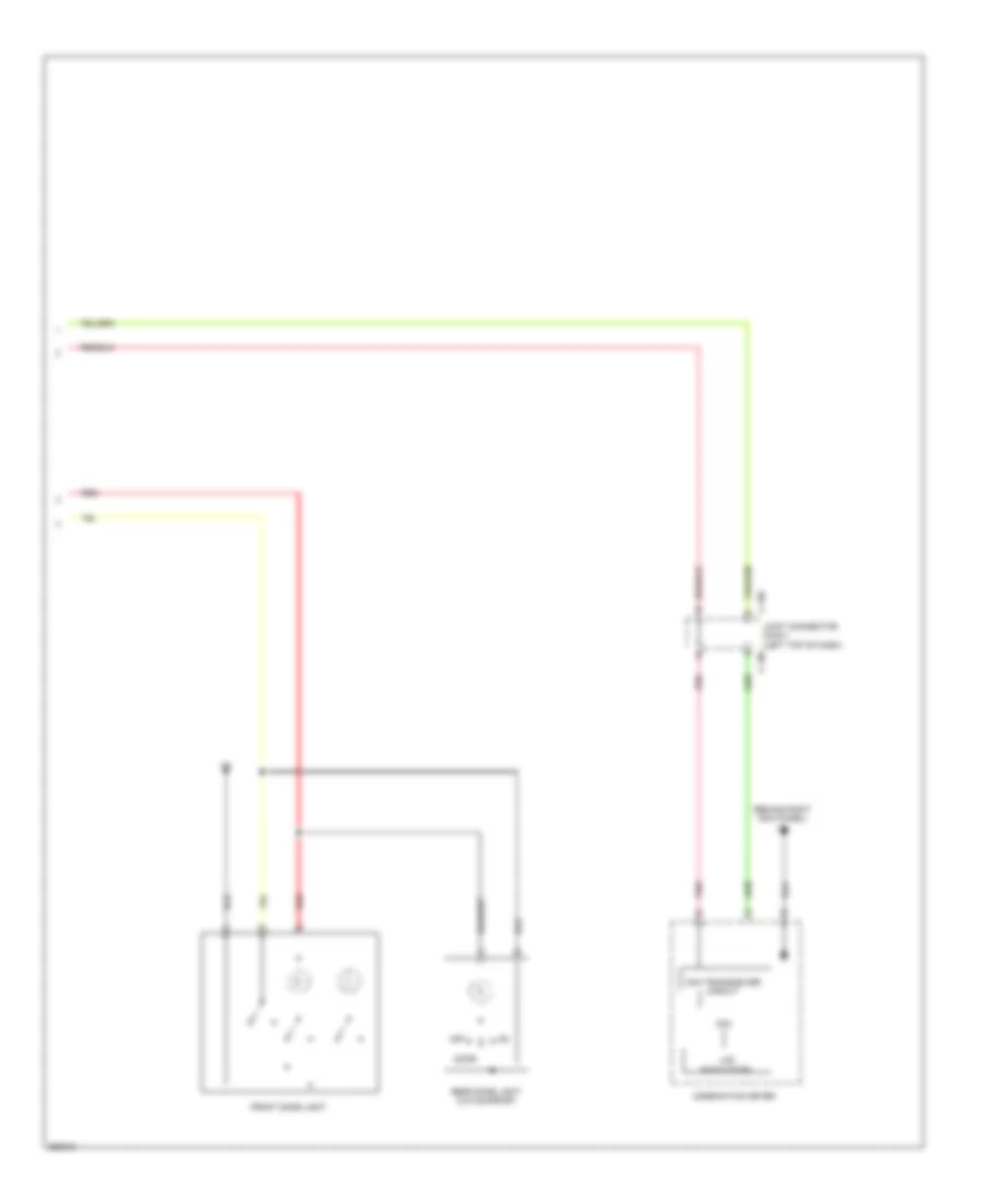 Courtesy Lamps Wiring Diagram, Evolution (2 of 2) for Mitsubishi Lancer GTS 2011
