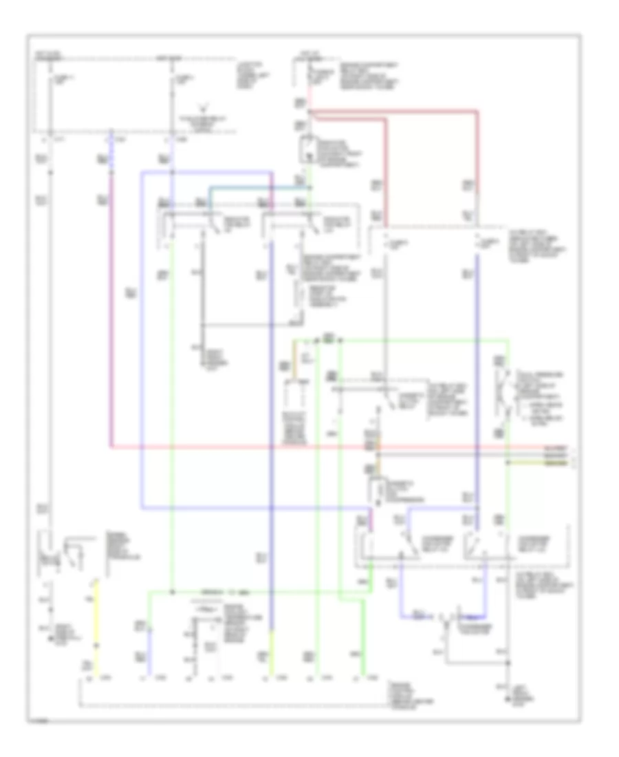 3 0L DOHC Manual A C Wiring Diagram 1 of 2 for Mitsubishi 3000GT 1999 3000